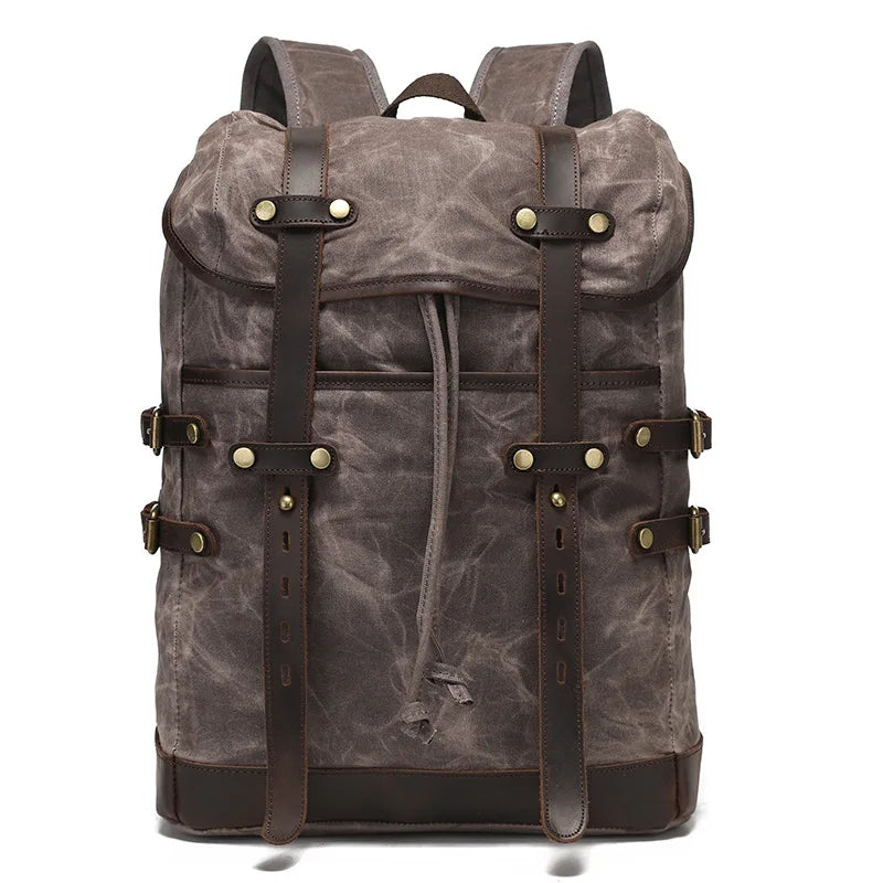 Sac à Dos de Randonnée Léger en Toile Imperméable pour Homme