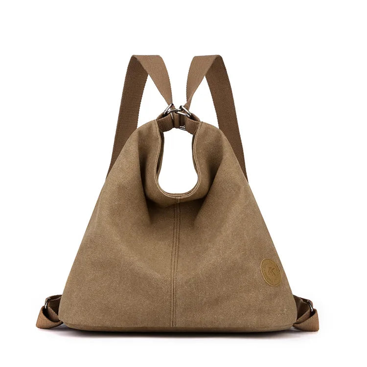 Sac Bandoulière à Dos Vintage avec Cordon en Toile