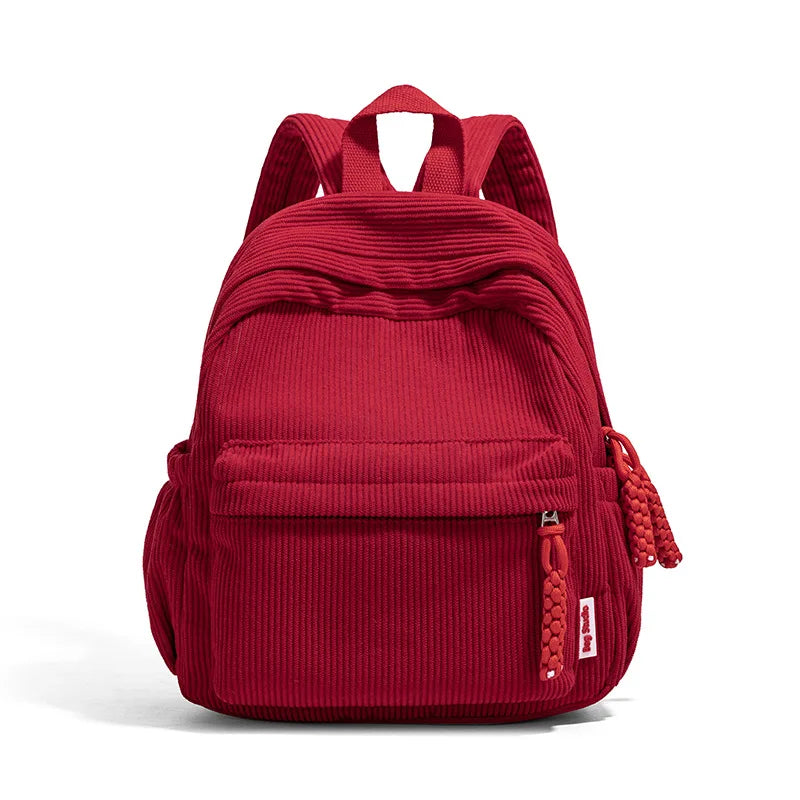 Sac À Dos Femme En Velours Côtelé Tendance