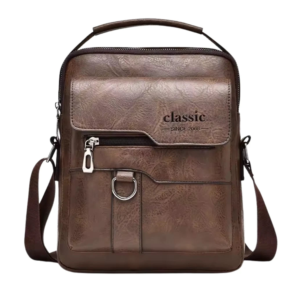 Sac Bandoulière à Rabat Compact et Elégant pour Homme