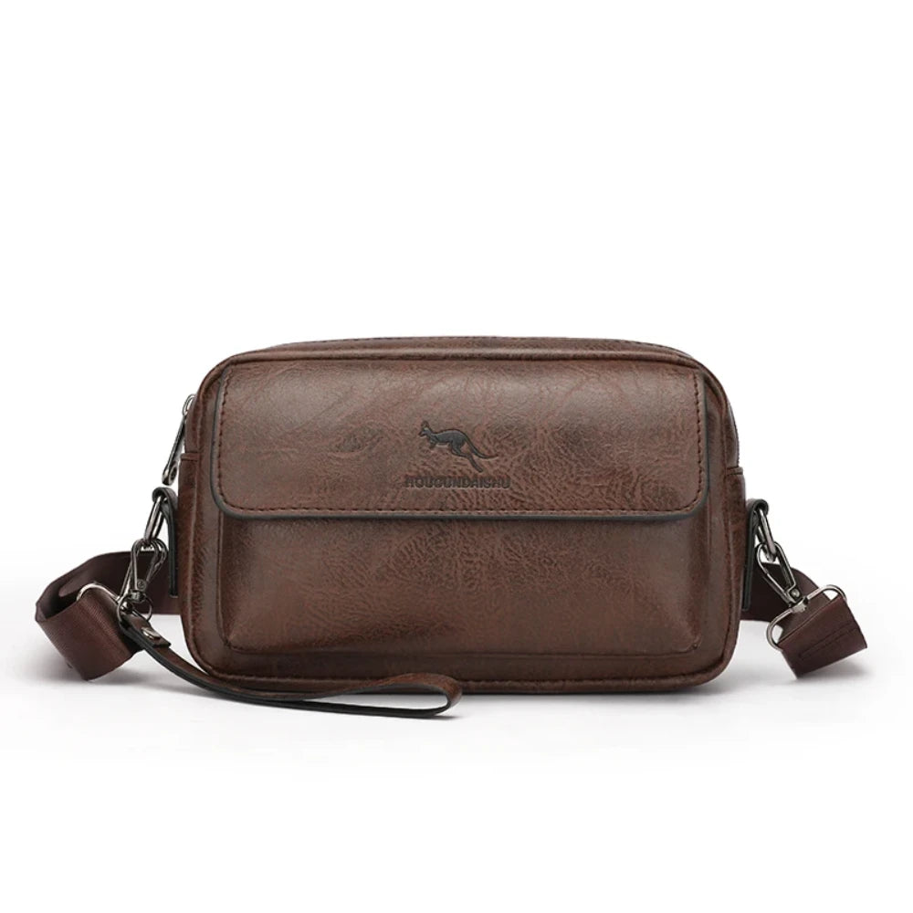Sacoche de Poitrine Chic en Cuir Homme