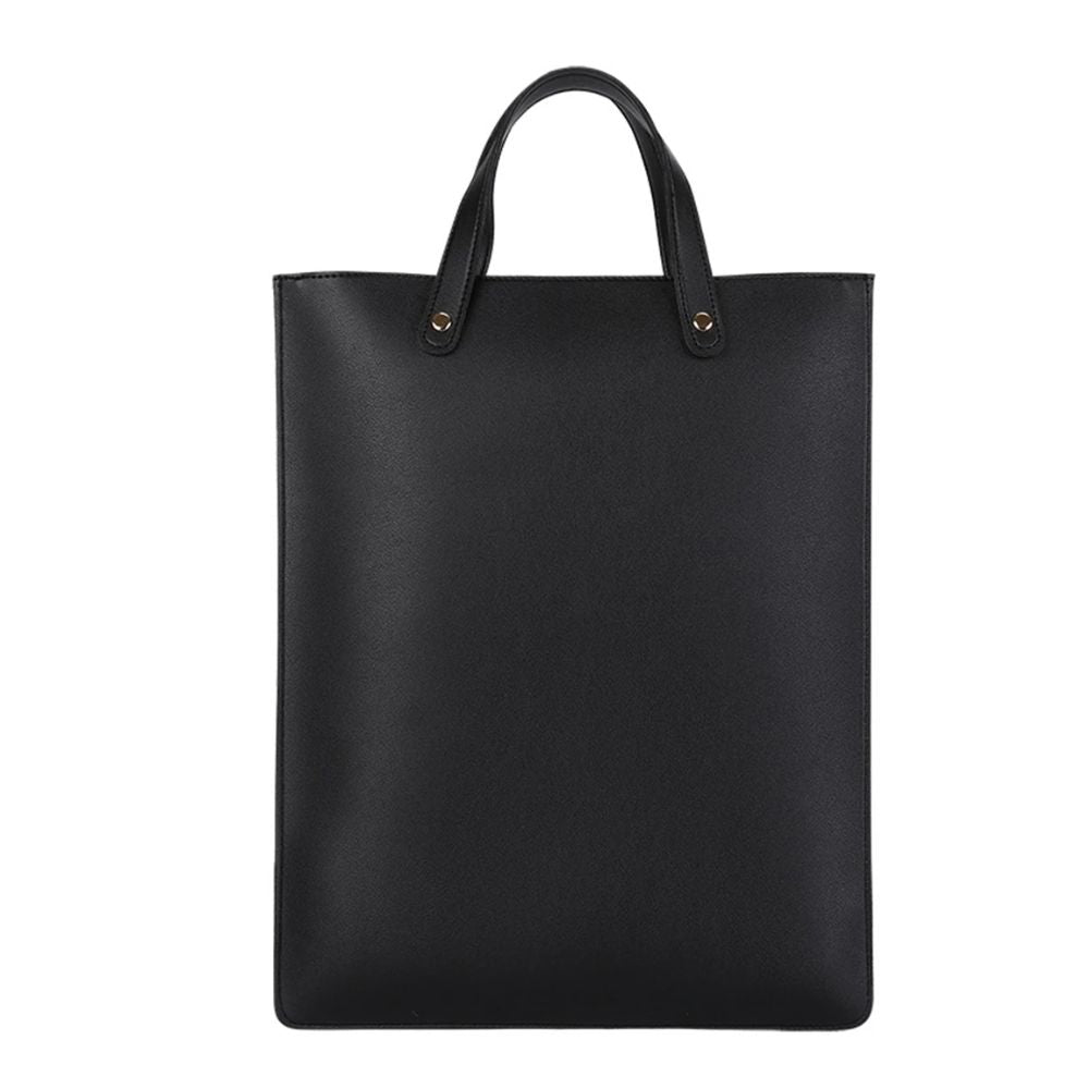 Sac Ordinateur Bandoulière Fin en Cuir Simple