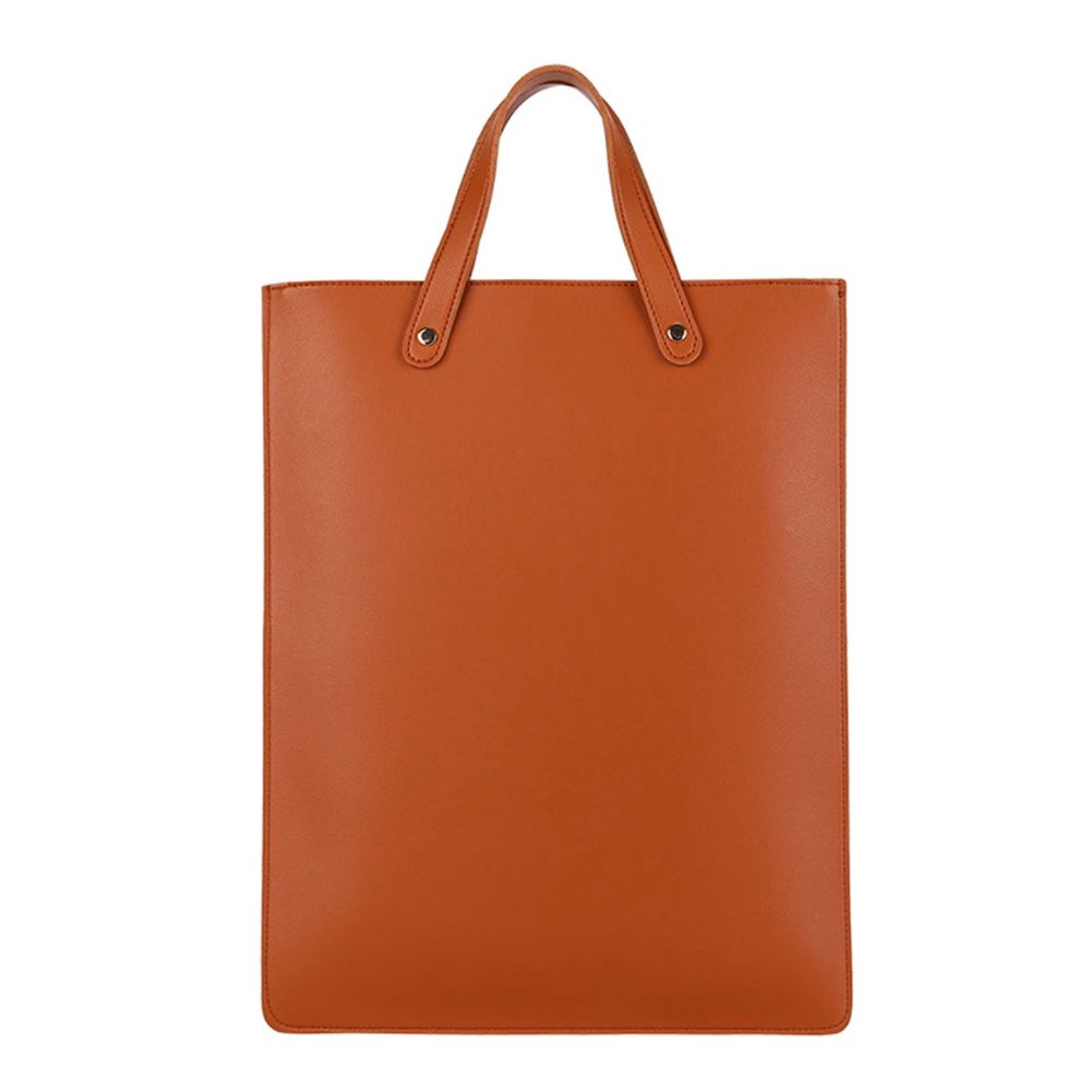 Sac Ordinateur Bandoulière Fin en Cuir Simple