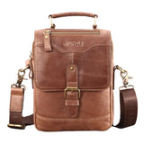 Sac Bandoulière Business avec Poignée en Cuir pour Homme