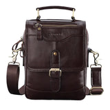 Sac Bandoulière Business avec Poignée en Cuir pour Homme