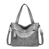 Sac Bandoulière Décontracté à Main en Cuir