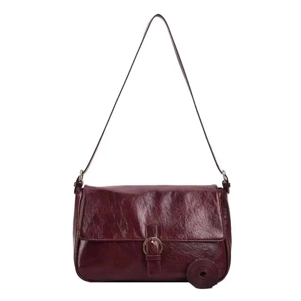 Sac Bandoulière Messager Chic en Cuir Souple