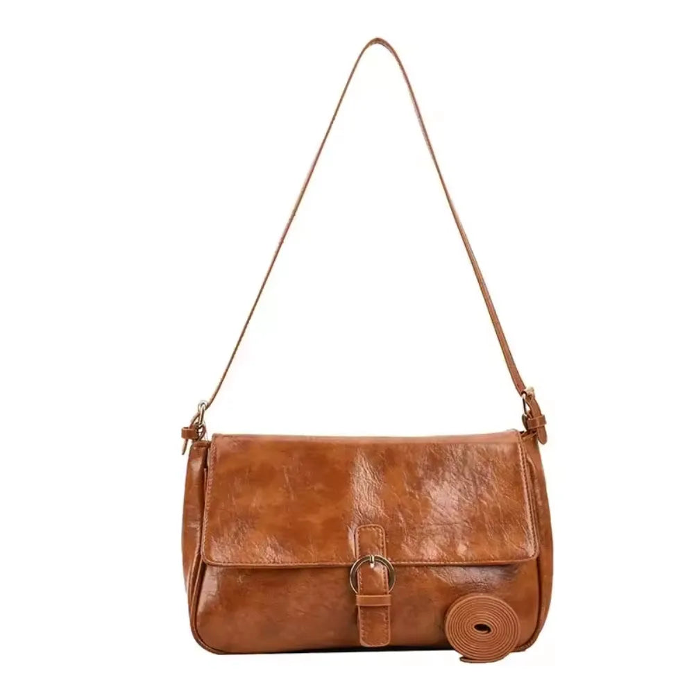 Sac Bandoulière Messager Chic en Cuir Souple