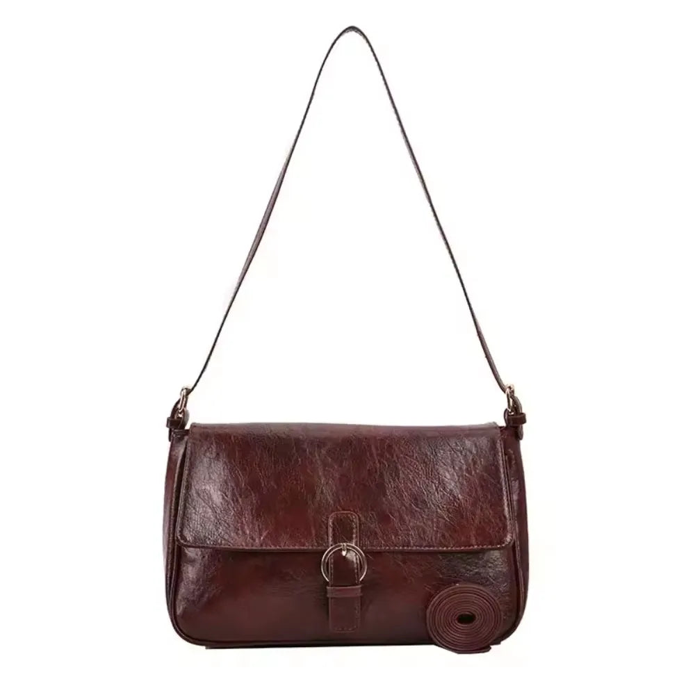 Sac Bandoulière Messager Chic en Cuir Souple