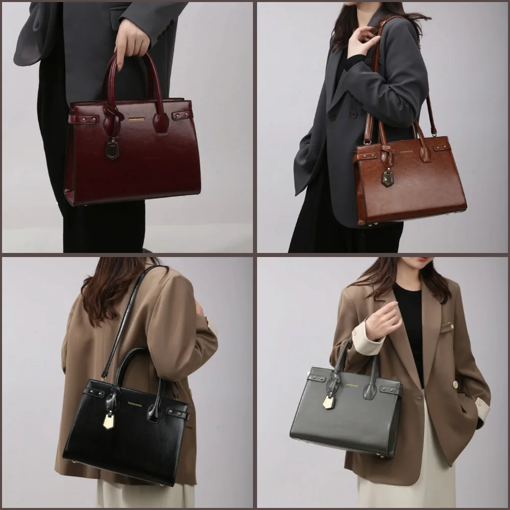 Sac à Main Bandouliere en Cuir Pour Femme