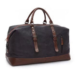 Sac de Voyage à Bandoulière Rétro en Toile Homme