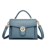 Sac à Main Effet Croco Classique en Cuir de Luxe