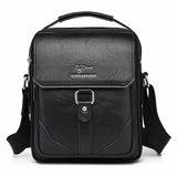 Sac Bandoulière Multipoches en Cuir de Luxe pour Homme