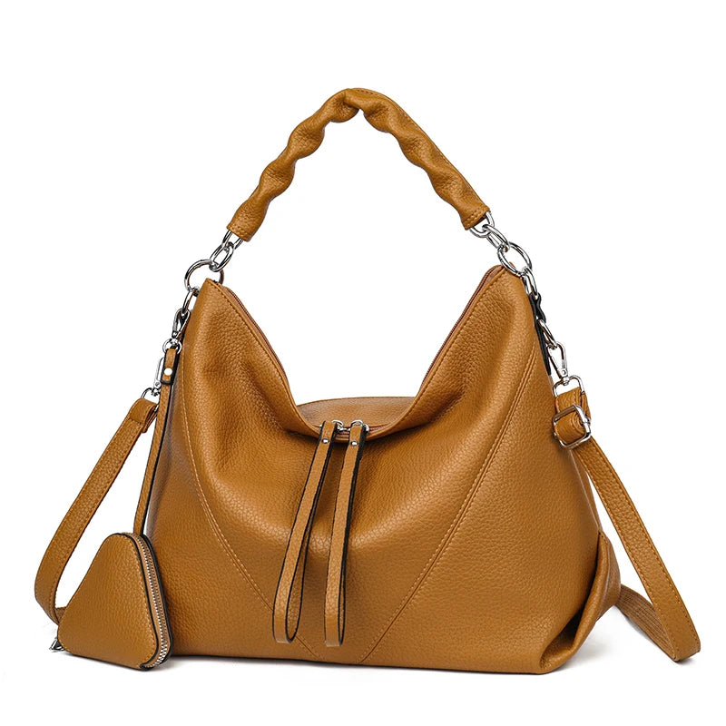 Sac Cabas en Cuir à Portés Epaule Fonctionnel