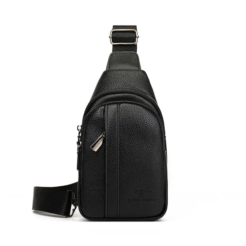 Sacoche de Poitrine en Cuir pour Homme