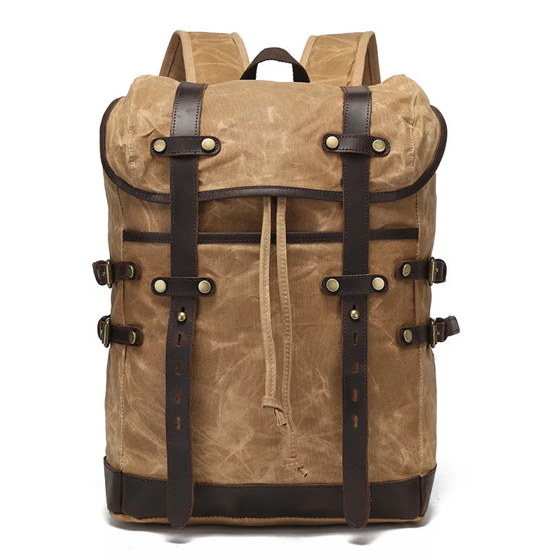 Sac à Dos de Randonnée Léger en Toile Imperméable pour Homme