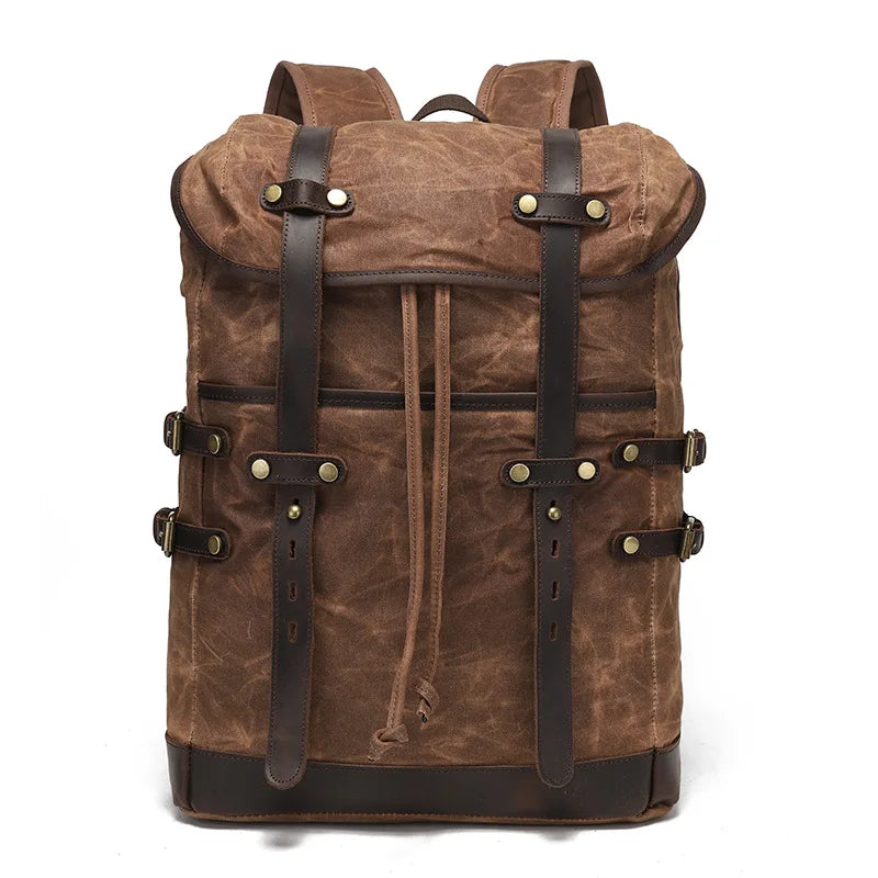 Sac à Dos de Randonnée Léger en Toile Imperméable pour Homme