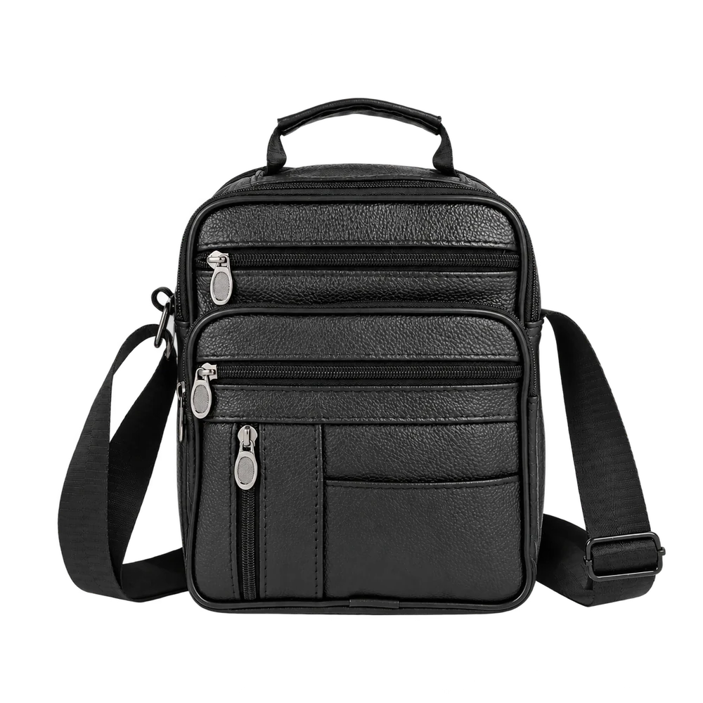 Sac bandoulière noir - fond transparent 1000 x 1000