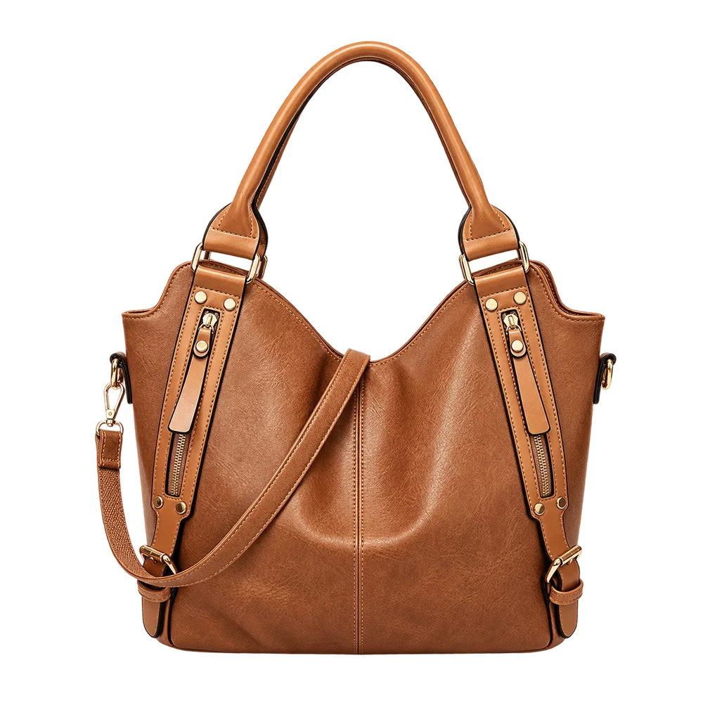 Sac cabas femme Marron - fond transparent 1000 x 1000