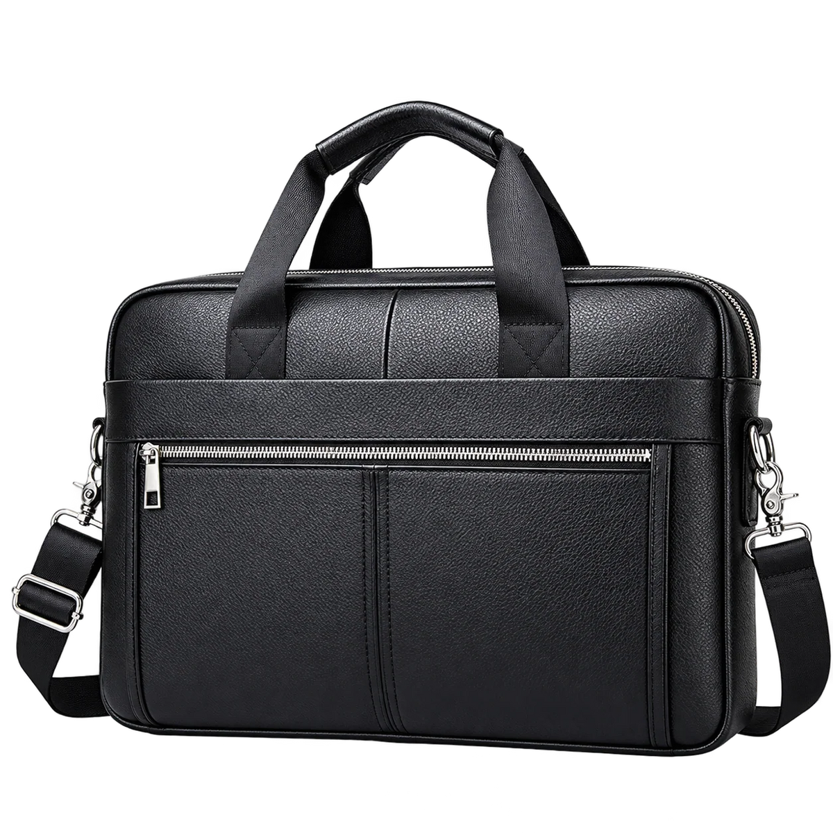 Sac ordinateur couleur Noir, fond transparent