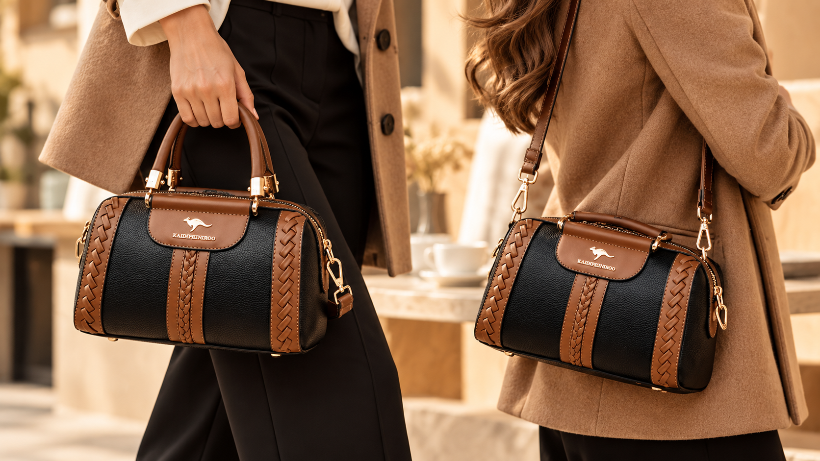 Sac Bandoulière Femme à Poignée Maëlle - Compact sans sacrifier l'essentiel